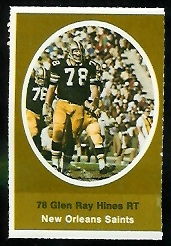 1972 Sunoco Stamps      390     Glen Ray Hines